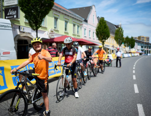 Beim Wieselburger Rathaussprint fuhren die Sportler gegen die Uhr