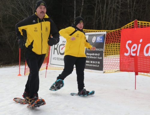 Zum Abschluss noch ein Schneeschuhlaufbewerb in Wenigzell