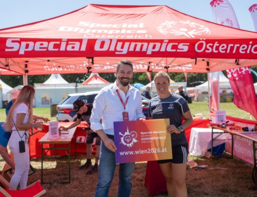 Special Olympics präsentierte #Wien2026 beim Donauinselfest