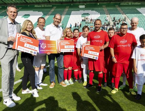 SK Rapid, FK Austria, Special Olympics und Coca-Cola feiern ein Fußballfest der besonderen Art