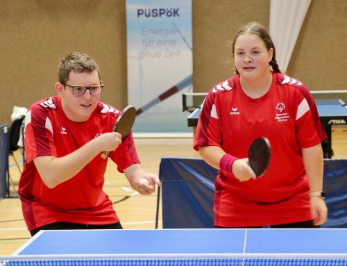 Special Olympics zu Gast im huma eleven: Tischtennis-Exhibition sorgt für Inklusion